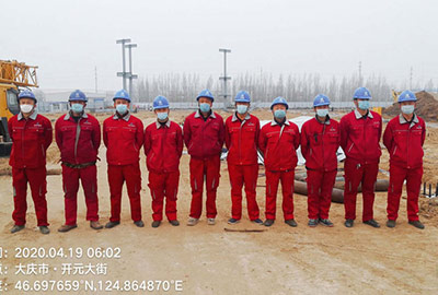 抗疫克難，凝心聚力——工地上的早會(huì)！  